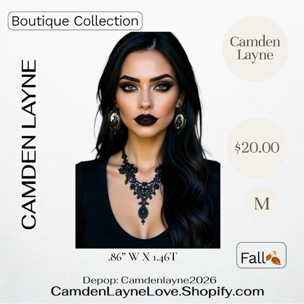 Camden Layne Black Earrings